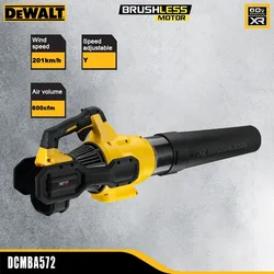 Dewalt DCMBA572 Flex Volt 60v Wireless Blower Rechargeable Heavy Duty Wind Speed 55.8m/s 600cfm Universal 54v Pack for Cleaning