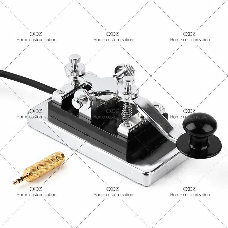 Heavy Duty CW Shortwave Morse Code Radio Keys for Amateur Ham Radio Telegraphy Transmission Practice Equipment