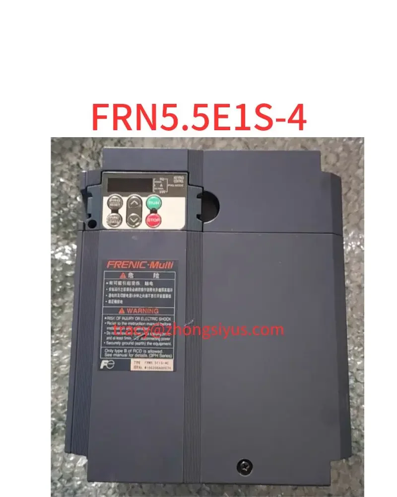 Used frequency converter frn5.5e1s-4  5.5 kw 380V function package