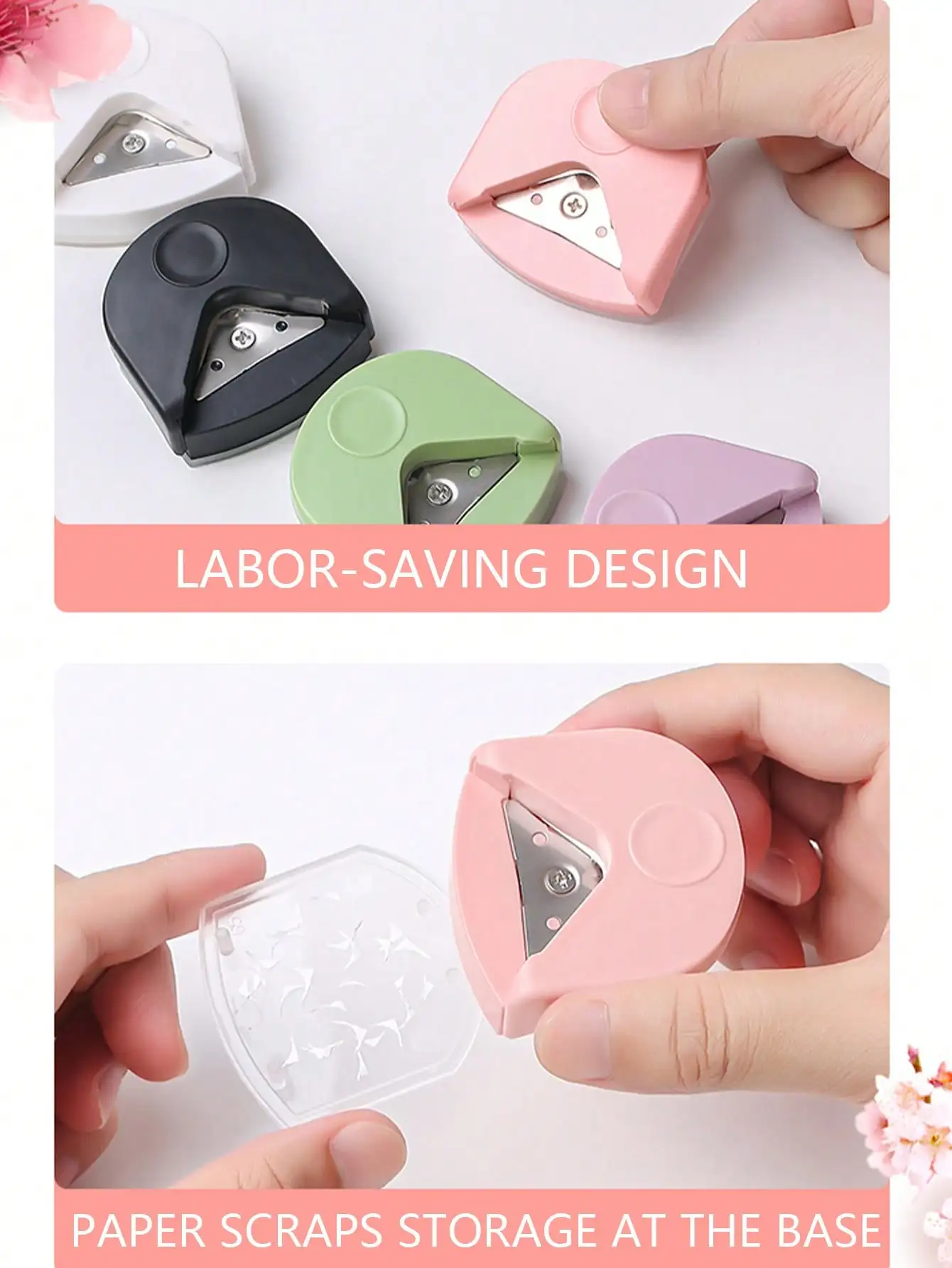 Perforadora de esquina R4, cortadora de papel portátil para tarjetas, corte de fotos, herramientas artesanales para álbum de recortes, 1 ud.