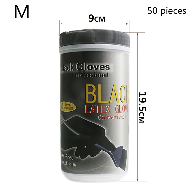 Durable Reusable Hair Colouring Rubber Gloves for Styling