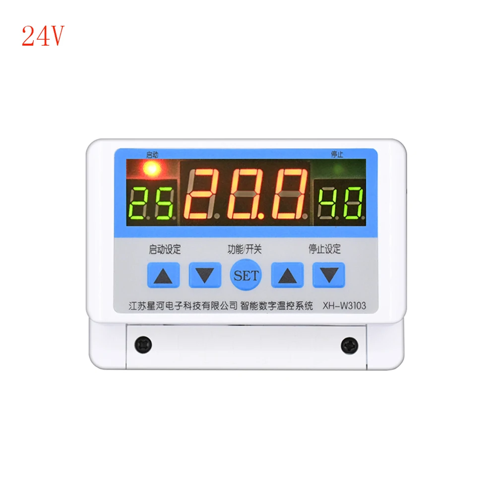 

W3103 Temperature Controller DC 12V 24V AC 220V 300W 600W 5000W High Power Digital Thermostat 30A Temperature Controller Switch