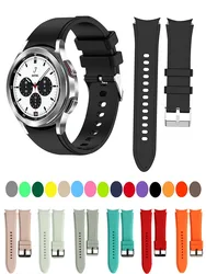 Strap For Samsung Galaxy Watch 4 classic 46mm 42mm 6 43mm 47mm 5 pro 45mm Silicone Bracelet correa Galaxy Watch 4 44mm 40mm band