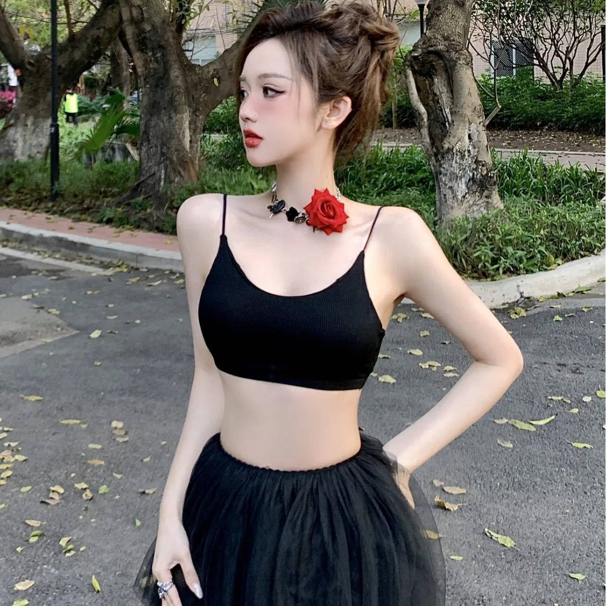 女性用パッド付きシームレスチューブトップ,女性用の超微細ショルダーストラップ付きベスト,快適なベスト,小さなトップ