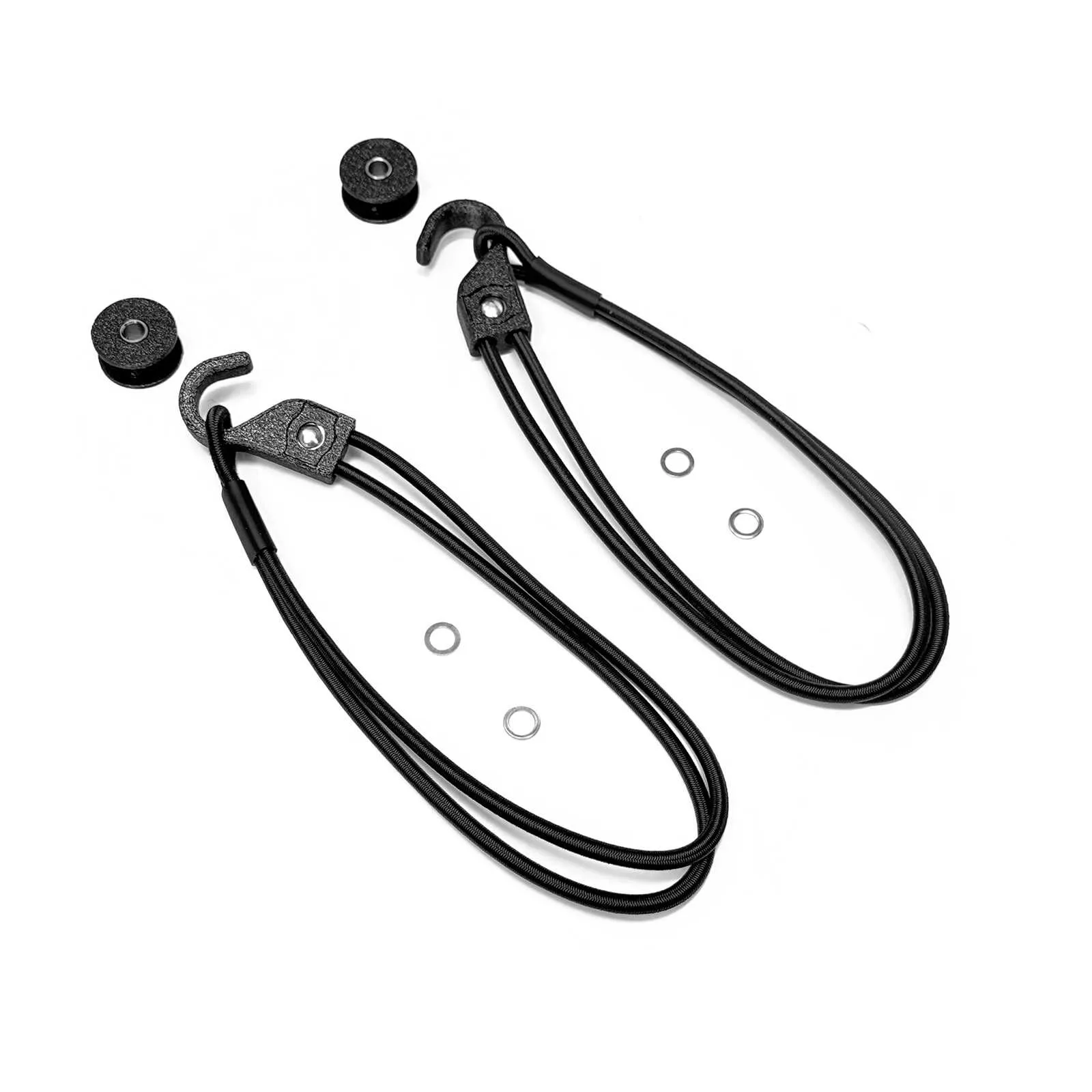 DJCRAWLER Original Rack Style Luggage Rack Tie-Down Hooks 1 Pack of 2 Brompton Accessories Universal Fit