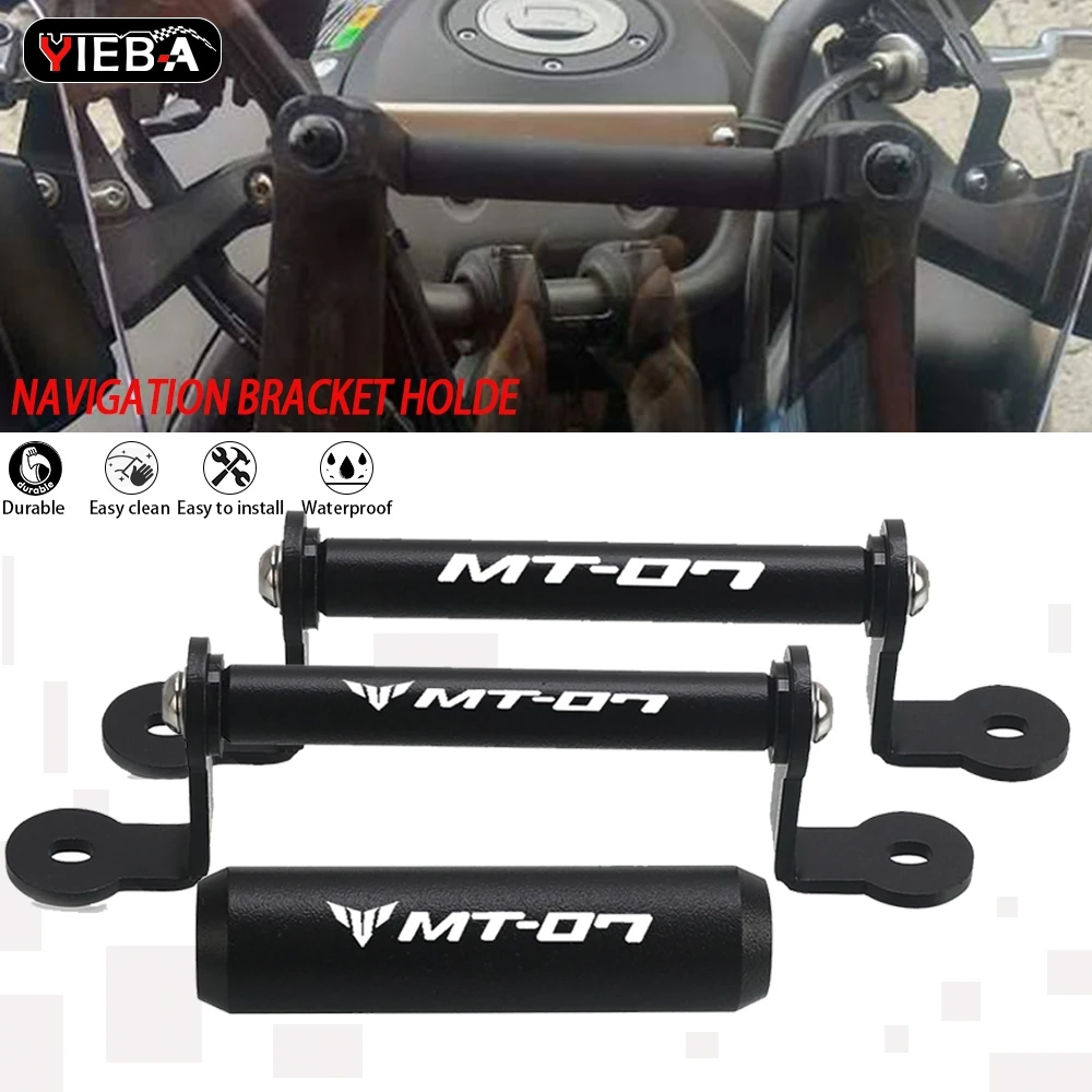 

For YAMAHA Tracer 7/700 GT MT-07 Tracer700GT 2019-2022 2021 Smart Phone Stand Holder GPS Navigation Plate Bracket 12mm&22MM Part