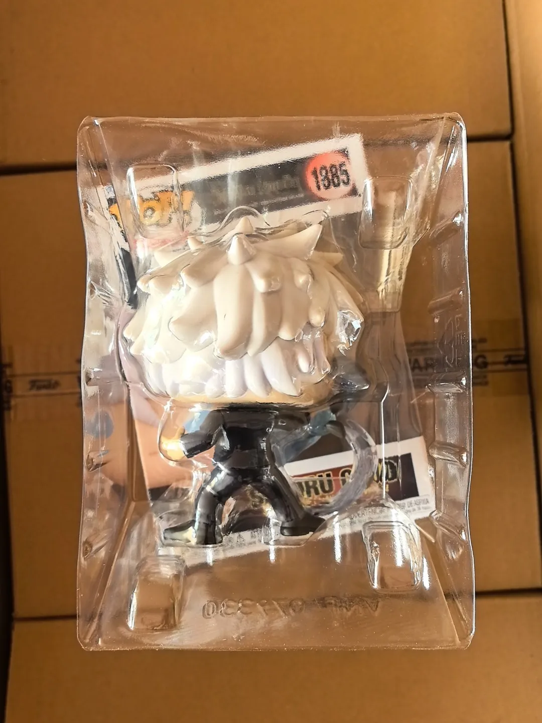 مجسم الرسوم المتحركة Jujutsu Kaisen Satoru Gojo تقنية ملعونة اللفة: أزرق # 1885 Funko Pop 4.35in Collect إصدار محدود لعبة هدية