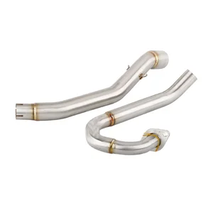 Motorrad-Flucht-Header-Verknüpfungsrohr, Abgasabgänger für Yamaha WR 125 2009 bis 2017 WR125R WR125X WR 125 R/X, 51 mm 10 Hauptverkäufe Auspuff WR - №6