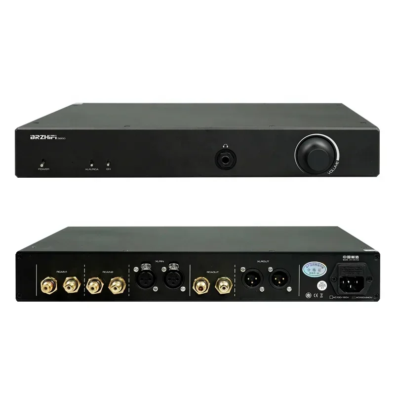 BRZHIFI 2022 New C3850 Circuit Board Fully Balanced Preamplifier HI-END Class A Preamp Audiophile Stereo Tube Pre Amp HIFI Audio
