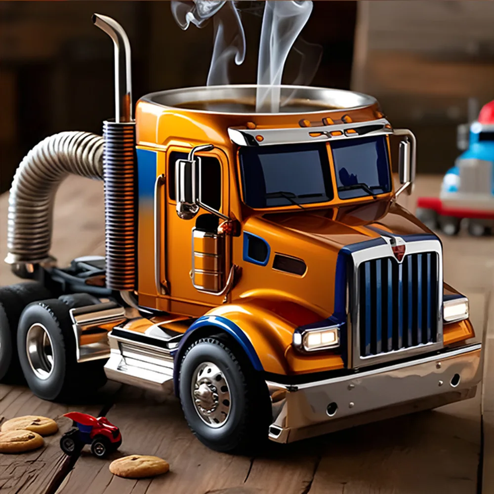1pcs Truck Driver Coffee Mug, Semi Truck Coffee Mug, Perfect For Truckers and Coffee Enthusiasts – Ideal Gift For Lorry Lovers