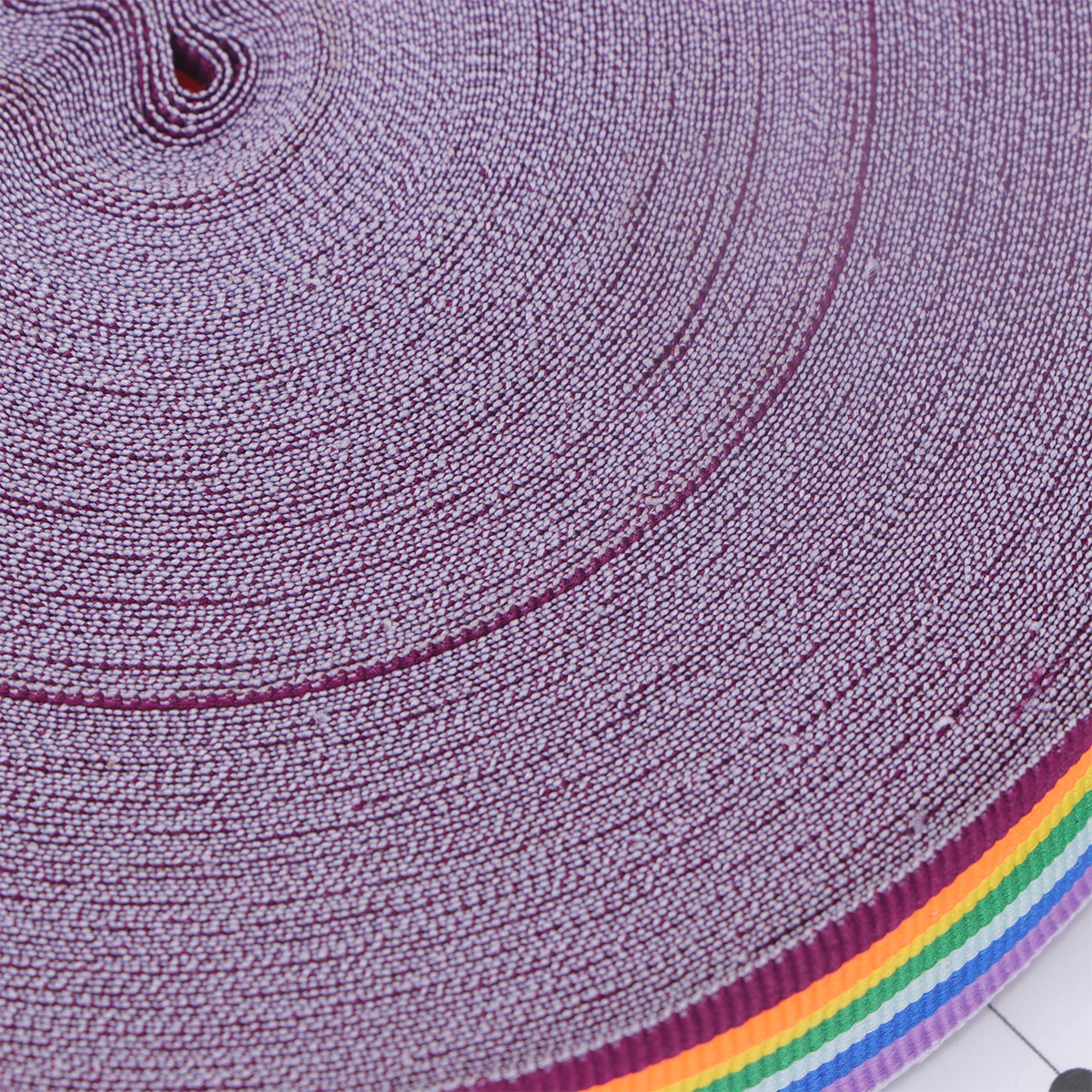 

45M 2.5Cm Colorful Stripe Ribbon Dacron Fabric Decorative Trim For Clothing Home Textiles Shoes Bags Ribbon Rolls Soft Touch