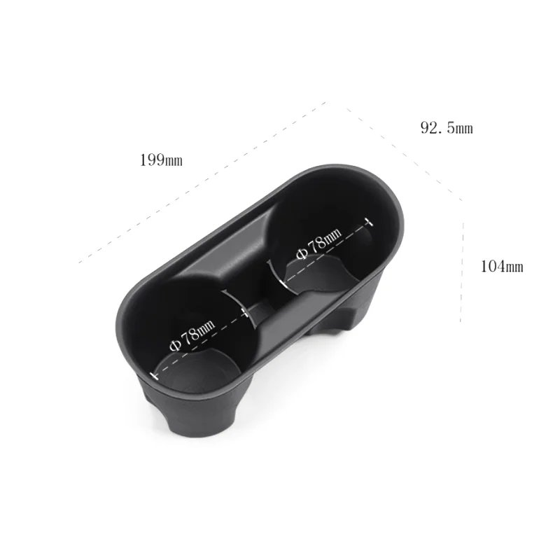 

For Toyota Corolla altis e210 2019 2020 2021 2022 2023 2024 Water Cup Holder TPE Central Control Drinks Holder Storage Box