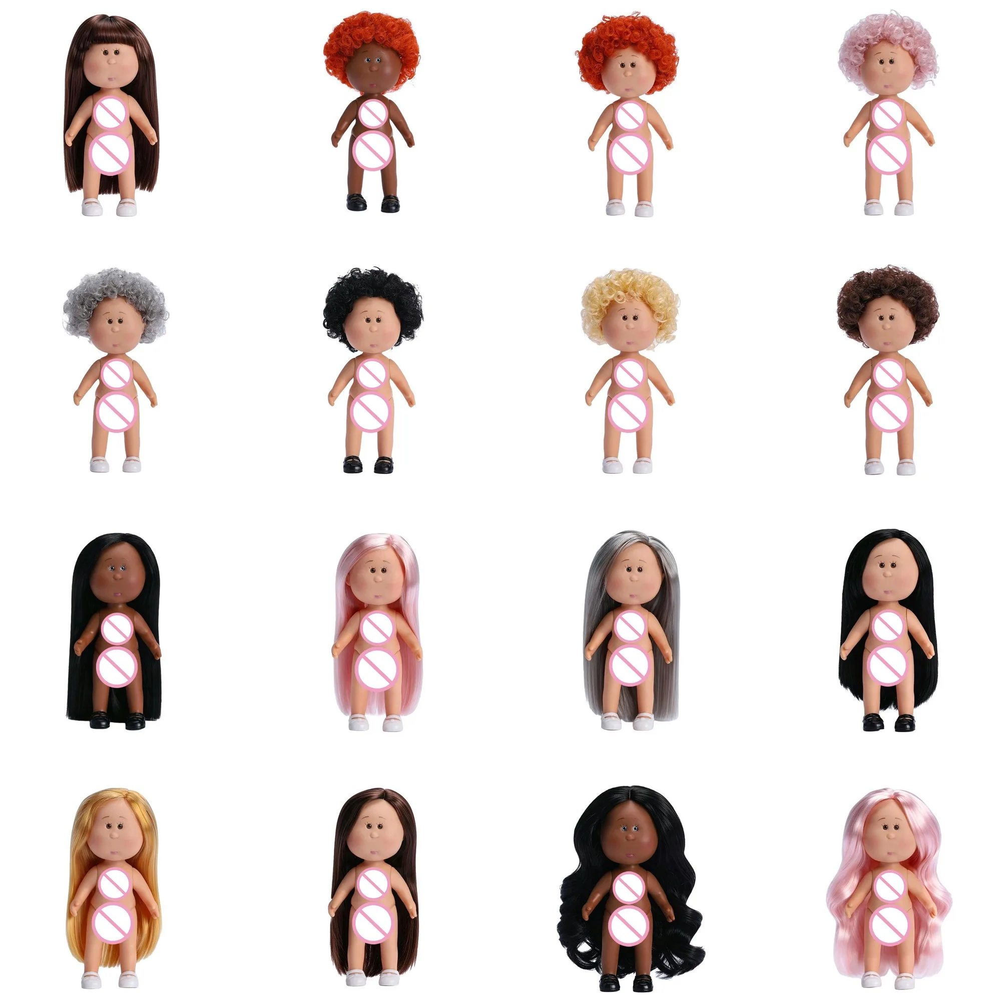 

2026 Cute 14cm Mini Potato Doll 5 Movable Joints DIY Vinyl Cute Dolls Toys Body Head Toy Fast Shipping Item Children' DIY Gifts