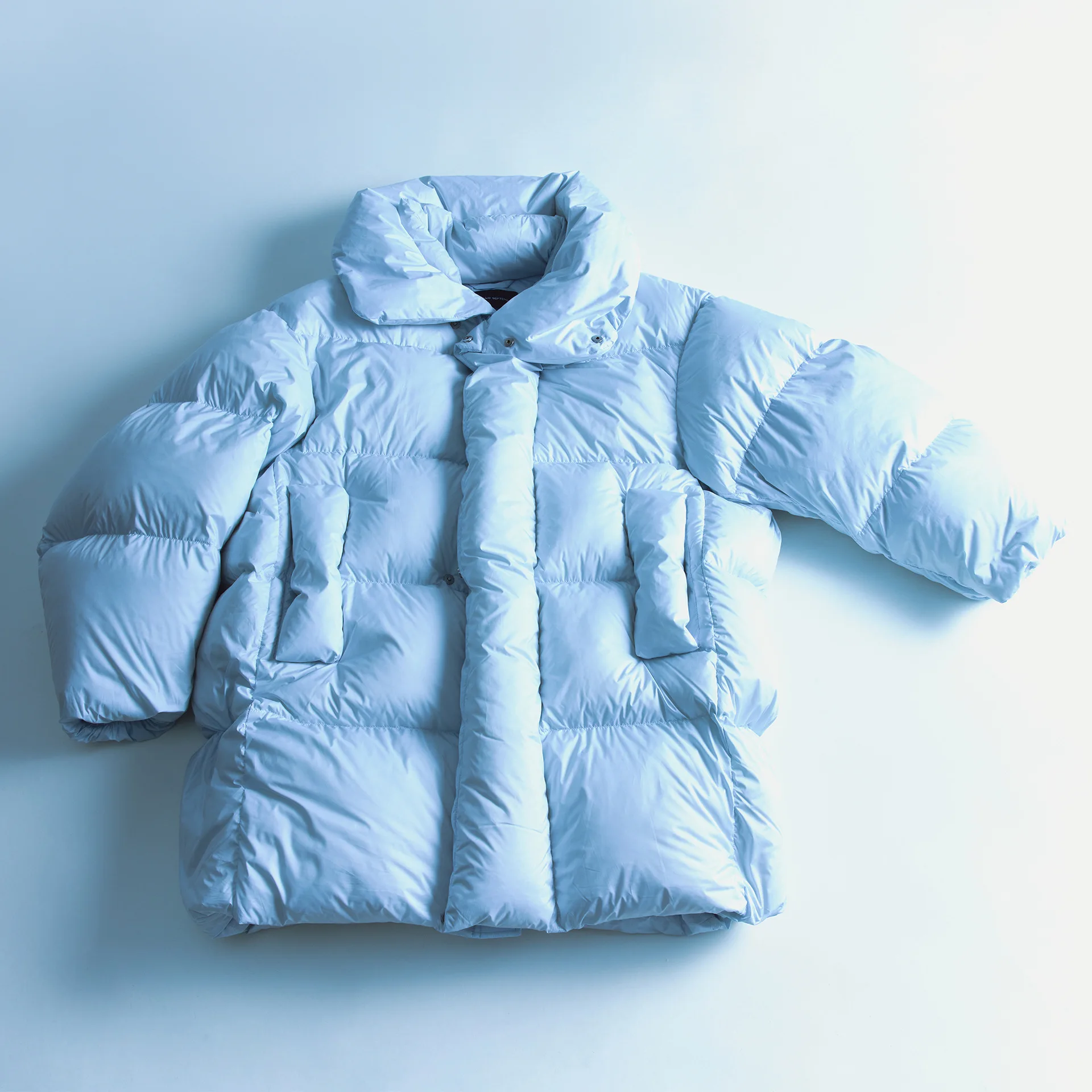 سترة خفيفة للغاية للرجال والنساء أنماط فضفاضة طويلة الأكمام بدوره إلى أسفل طوق منتصف طول نمط الشارع الموضة العصرية #5