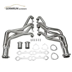 Small Block Long Tube Header Exhaust System Set For 1973-1985 Chevy/GMC Truck Blazer Suburban Chevy Heavy Duty Truck