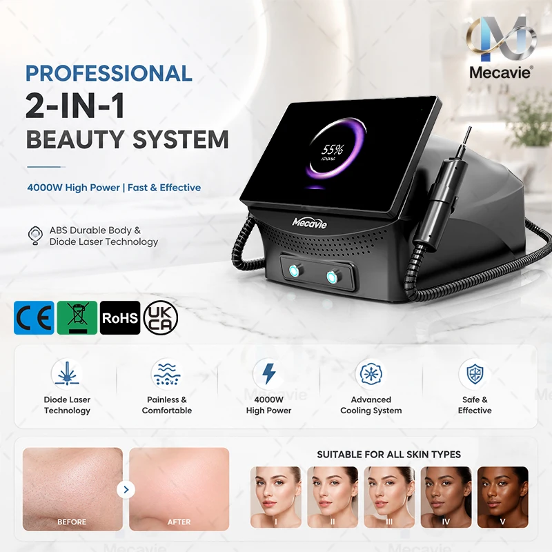 Latest FAC technology Style  Hair Removal Machine 4 Wavelength Painless Permanent Portable 5000w Certificate