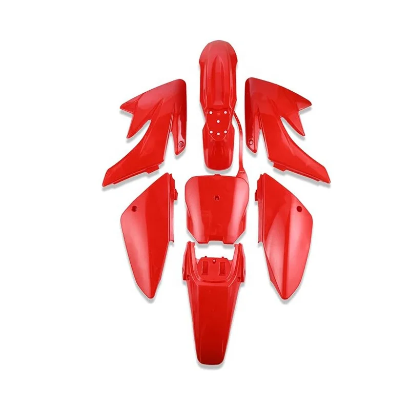 

Front Fairing Body Work Kit Set Plastic Body Fender Kit 7 Piece for Chinese Mini Dirt Bikes