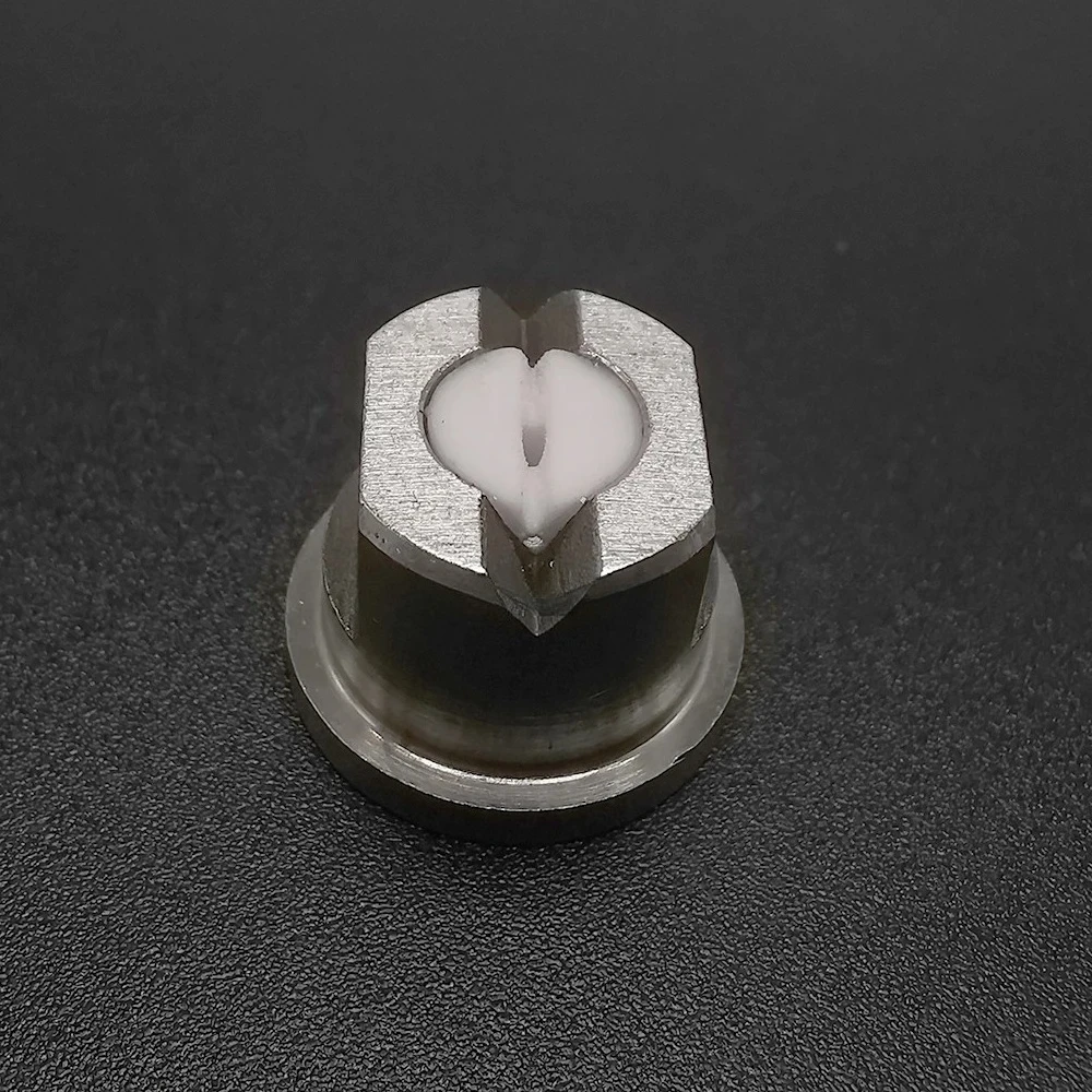 10Pcs 6503 TPU TP Flat Fan Combined Spray Nozzle with Embedded Ceramic Core High‑Pressure Nozzle for Industrial Cleaning