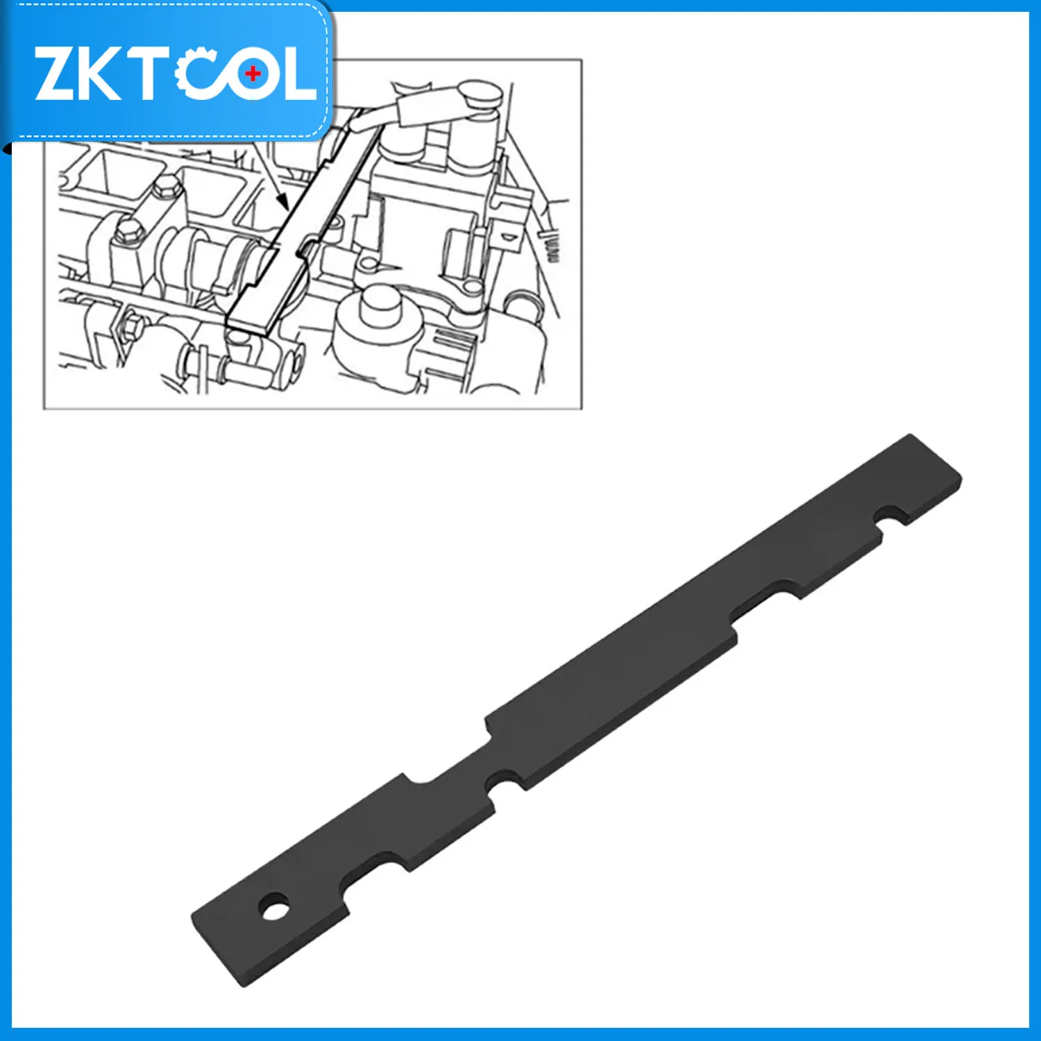 5 Piece Car Engine Timing Crank Lock Camshaft Repair Tool Kit for Mazda 121 Volvo C30 Ford 1.8 2.0 2.3 C-MAX Cougar Fiesta Focus