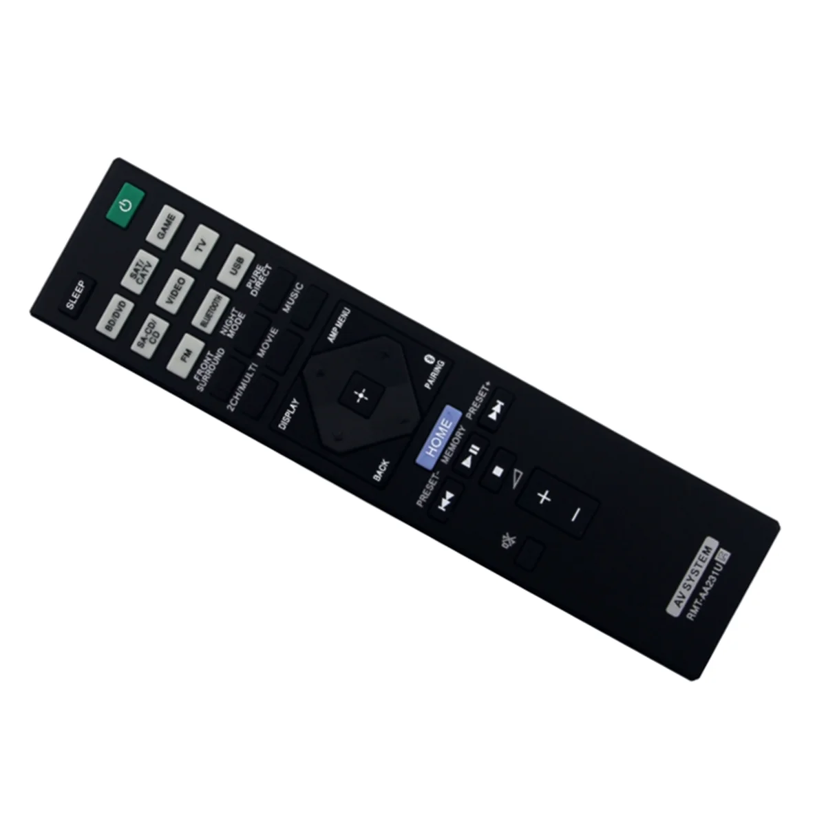 Télécommande de remplacement RMT-AA231U pour Sony AV Récepteur Home Cinéma Système STR-DH770 iceDH770