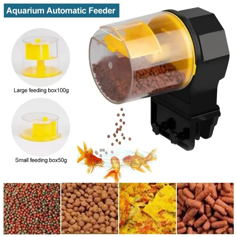 

Automatic Fish Tank Feeder Intelligent Timing Automatic Feeder Aquarium Goldfish Feeder Large Capacity Fish Aquarium Feeder