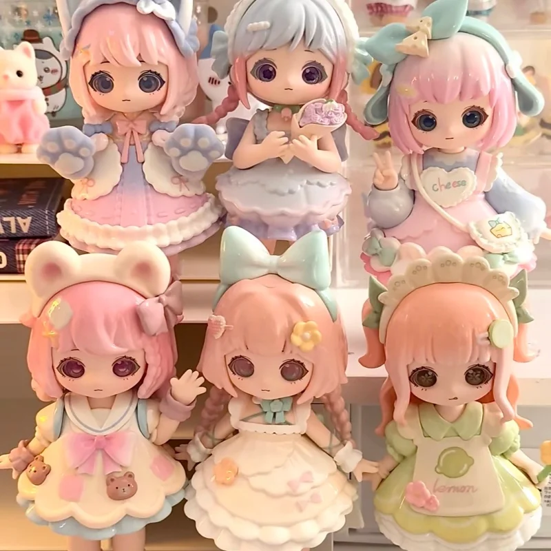 

Liroro Welcome To Candy House Blind Box Kawaii Anime Action Figure Desktop Ornaments Surprise Girls Mystery Toys Doll Gifts