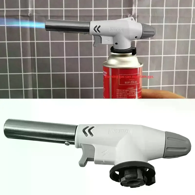 

Portable Butane Gas Torch Burner, Metal Flame Heater for Outdoor Camping, Barbecue Cooking & Welding