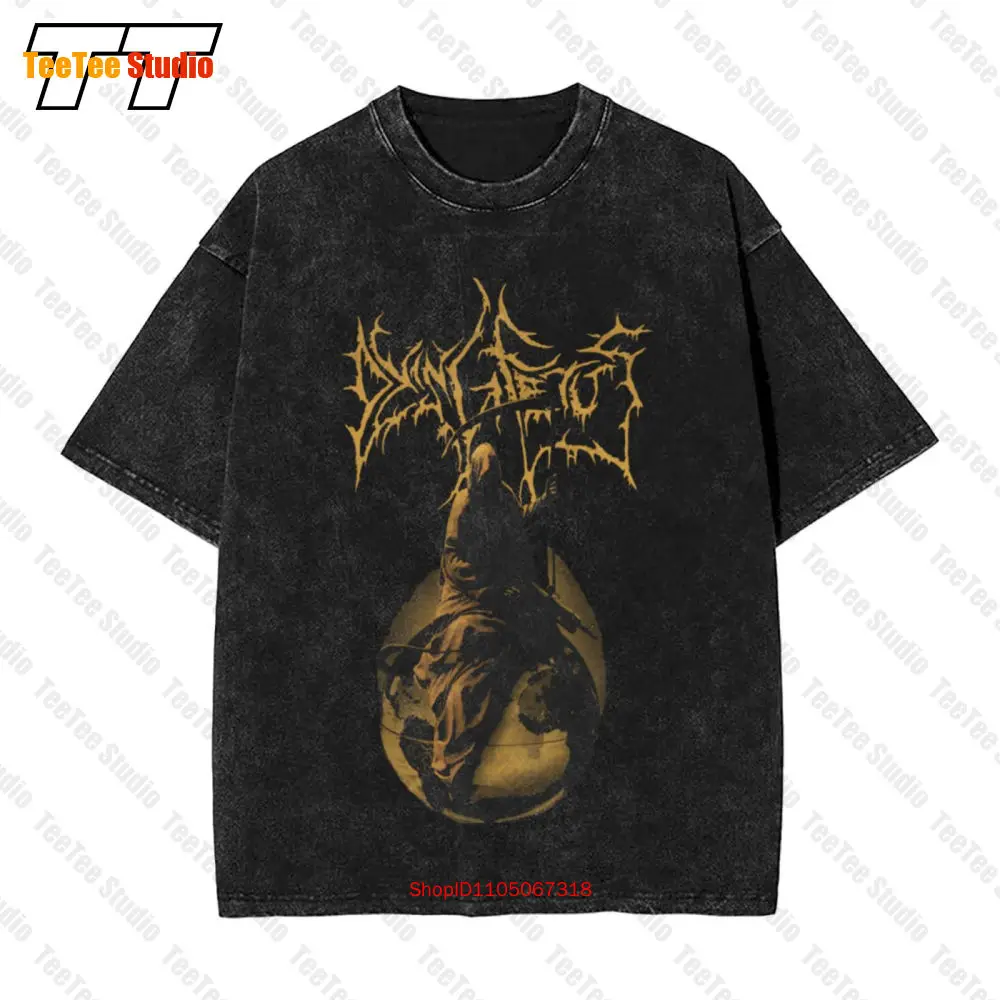 

Винтажная футболка оверсайз Dying Fetus Reaper OA6Q