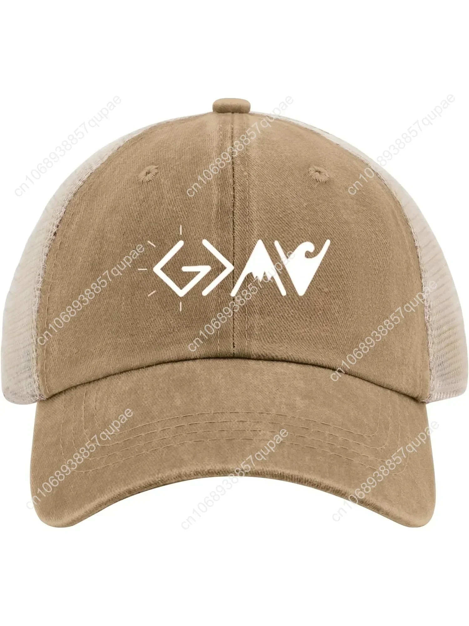 

God is Greater Than The Highs and Lows Hat Gym Hat Pigment Khaki02 Womens Beach Hat Gifts for Men Golf Caps