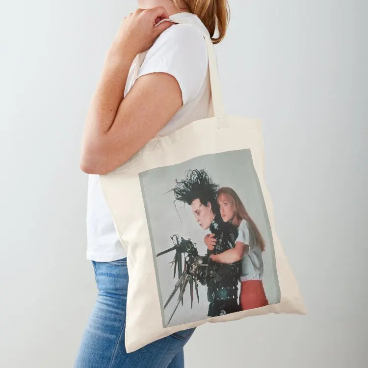 

edward scissorhands Tote Bag custom canvas bag tote bag women Shopper handbag Handbags