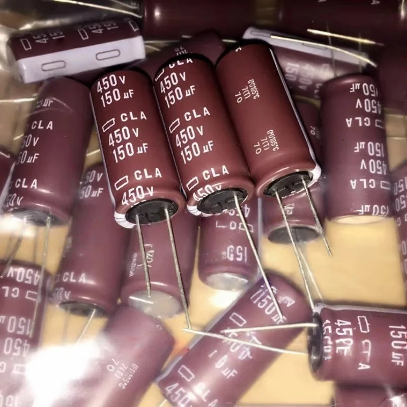 5PCS 150UF 450V Black Diamond Electrolytic Capacitor 450V 150UF  18*35  18*45 degrees