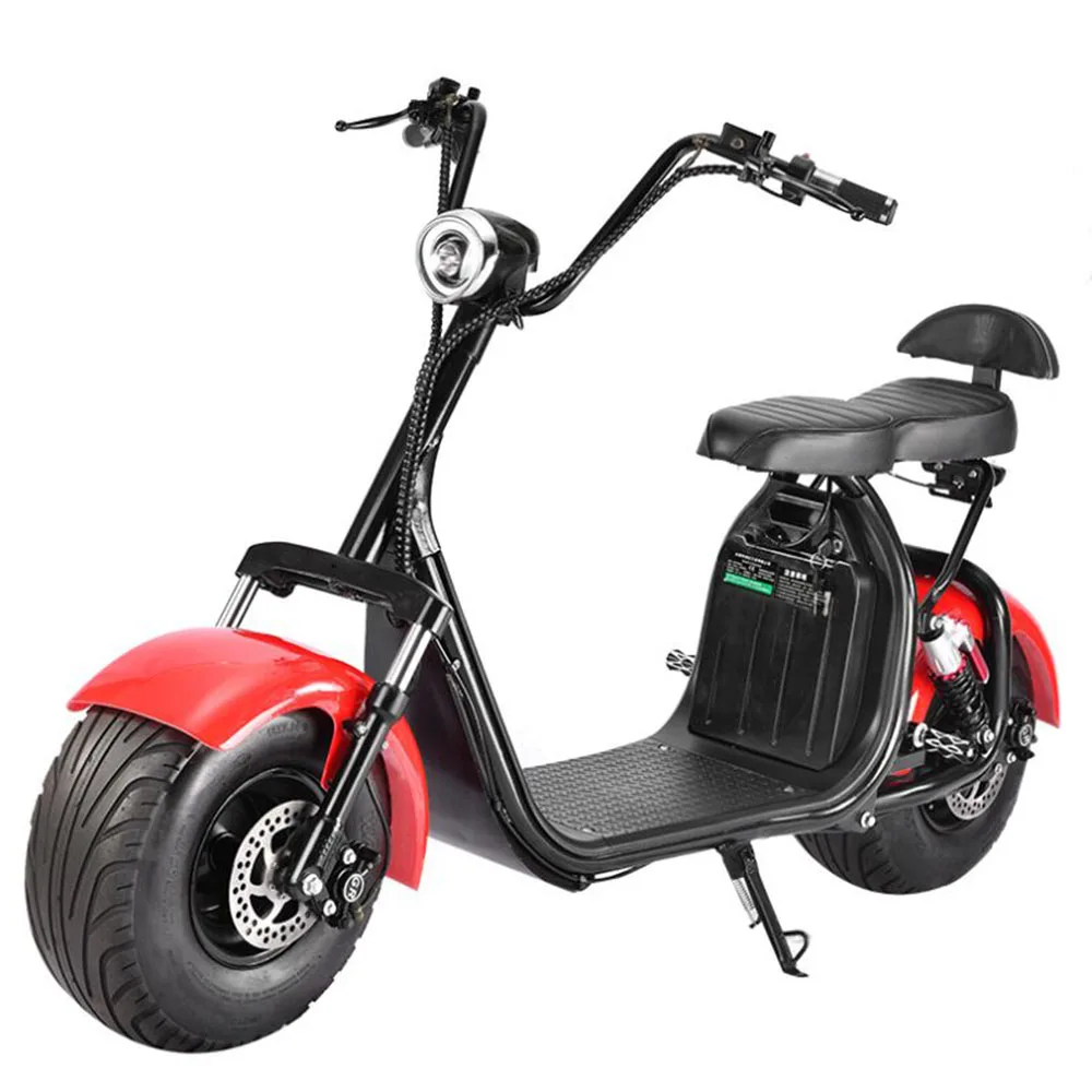 Electric Scooter 2000w Fat Tire Adult  Anti Theft Electric Motorcycle Upgrade Seat Support Customization