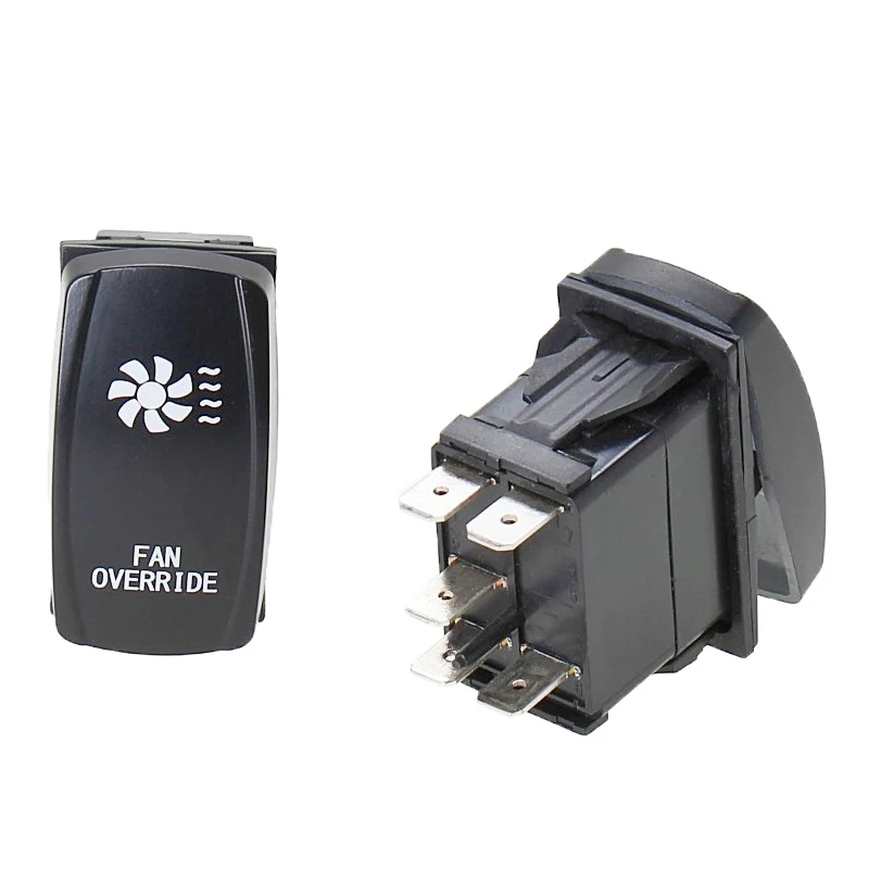 

12V 24V Car Boat Rocker Arm Toggle Switch Waterproof Switch 5-pin Lock Buckle Marine Button LED Light