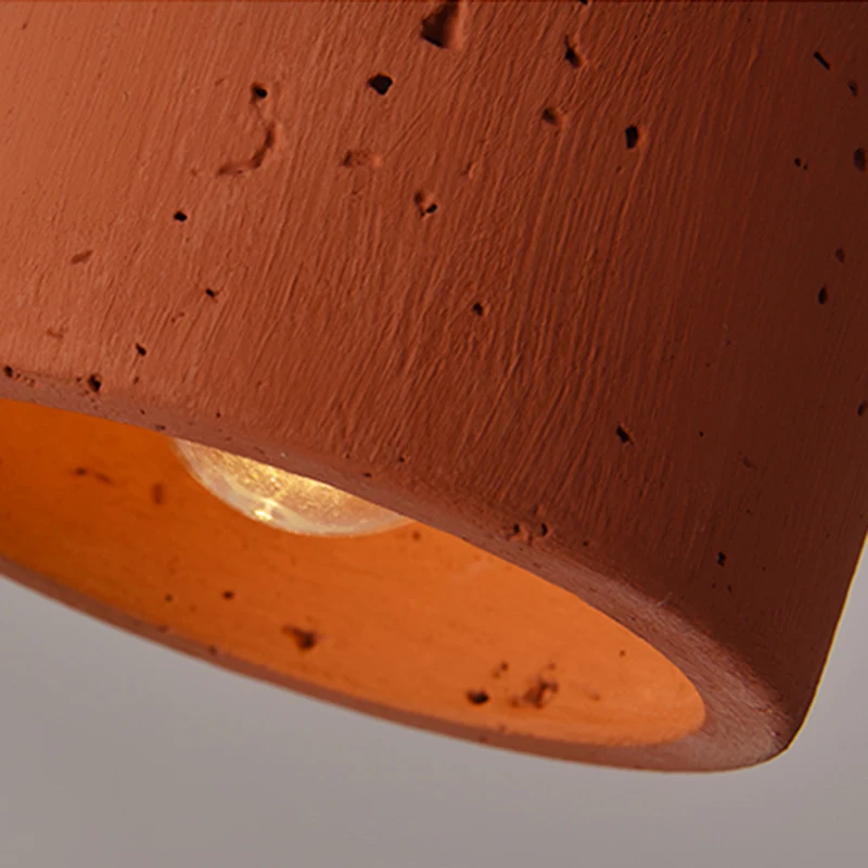 الرجعية الجوز الحجر المواد شفط ضوء السقف شقة غرفة المنزل مصباح صغير النمط الصناعي الممر شرفة الإضاءة