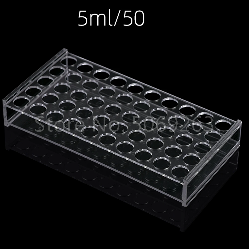 1pcs Clear 1/2/5/10/20ml PMMA ampoule bottle perspex Rack For School Lab