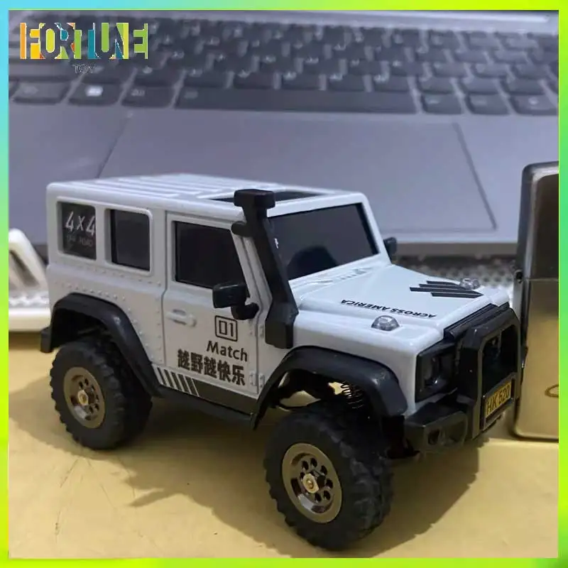 

X43 Rc Crawler 1/43 Scale 4wd Mini Realistic Wrangler Style Off Road Remote Control Model Car For Hobby Enthusiasts And Kids