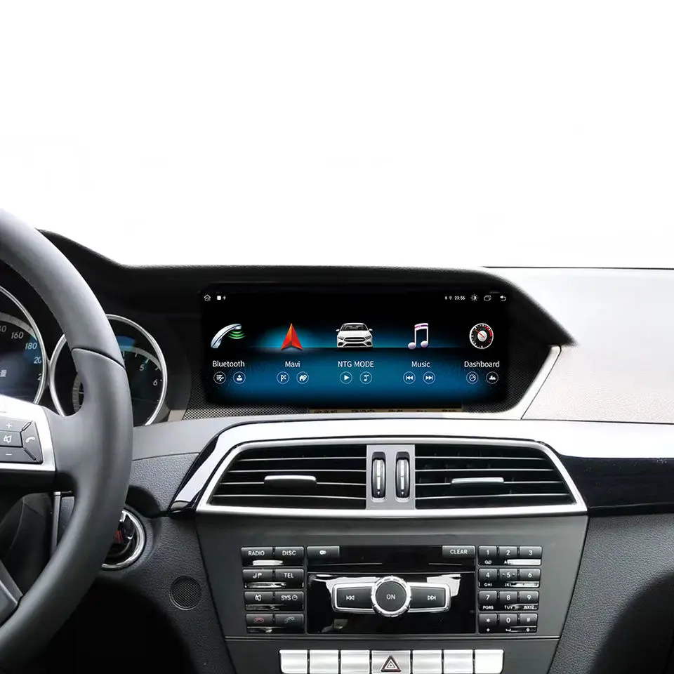 8.8 Car Dvd Player Gps Car Play Android Tv Screen Wireless Carplay 2din Car Radio For Mercedes Benz C Class W204 NTG4.7