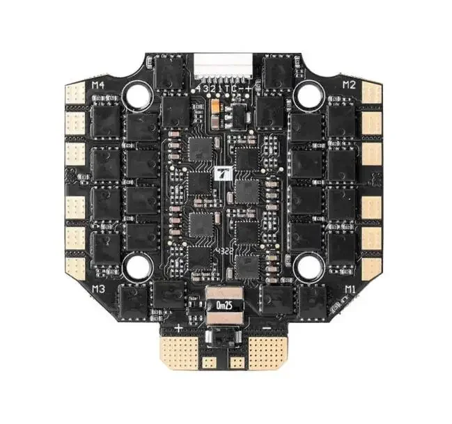 T-Motor Cine 80A 4-8S BLHeli_32 4-in-1 ESC brushless speed control 80AX4 - 30x30MM STM32G071 MCU For FPV car cinematography