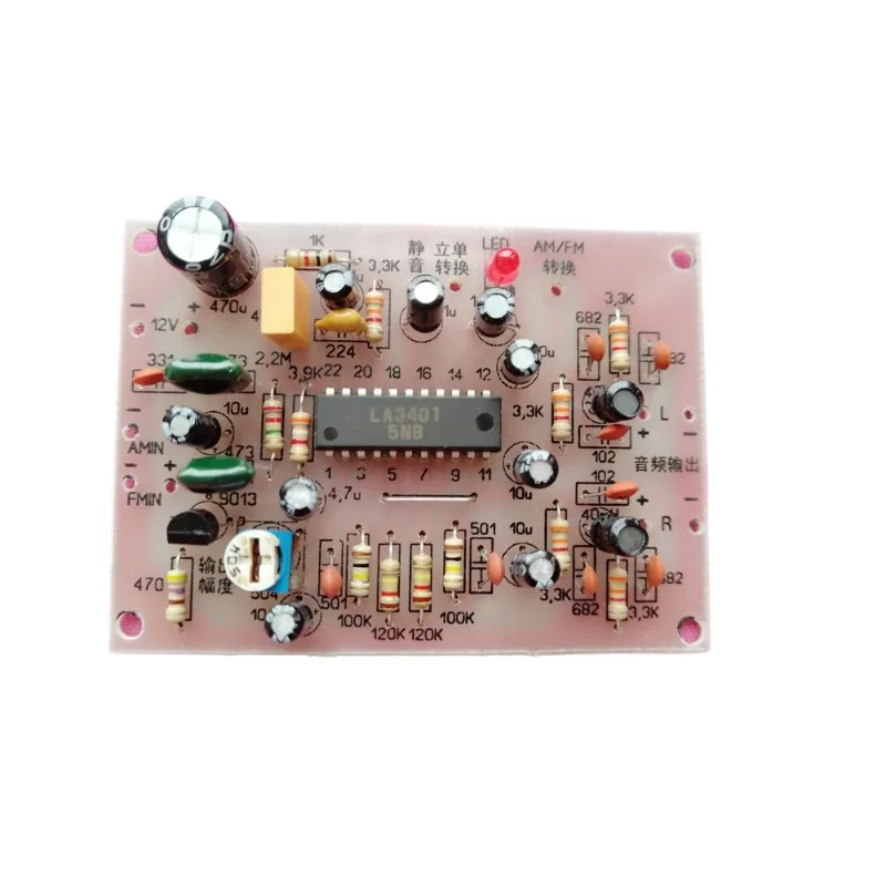 Kit de carte de décodage stéréo LA3401 TA7343P, kit électronique, assemblage à monter soi-même