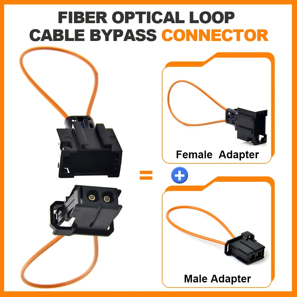 2026 Fiber Optical Loop Cable Bypass Connector Most Fiber Loop Cable Female and Male Cable for BMW Au-di Ben-z Find Fault Point