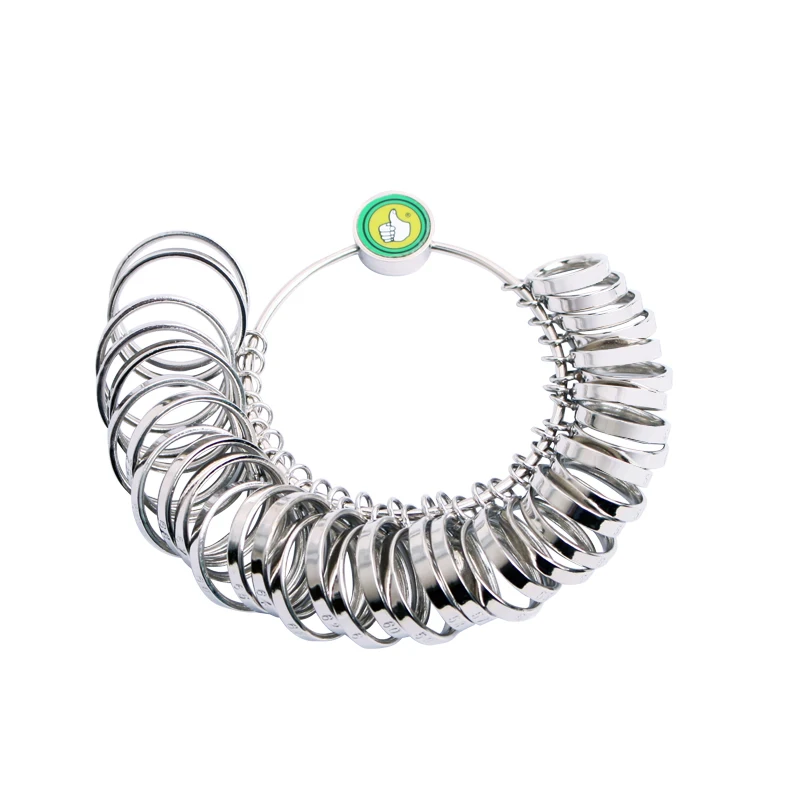 TSK Good Quality HK US EU Size Metal Ring Sizer Jewelry Making Finger Size Measuring Tool Kits