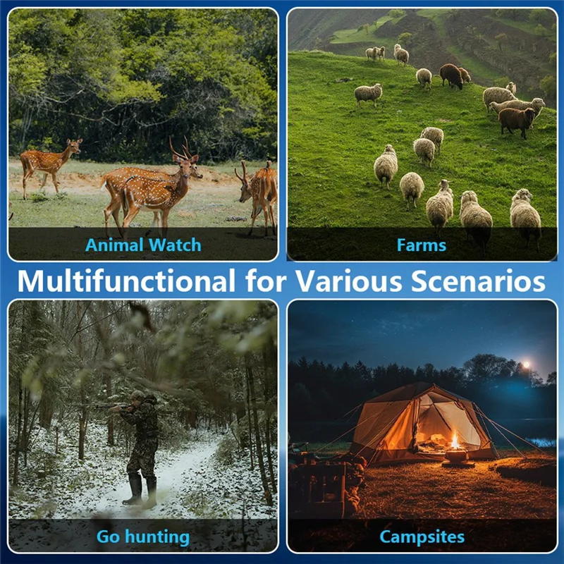 3CGRO-2.5K 30MP Night Vision Device HD Photo And Video Digital Binoculars Outdoor Infrared Night Vision Telescope