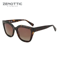 ZENOTTIC 2025 gafas de sol polarizadas de mariposa a la moda para mujer, gafas de sol de acetato de alta calidad con protección Uv400, gafas de sol para mujer ZS6213