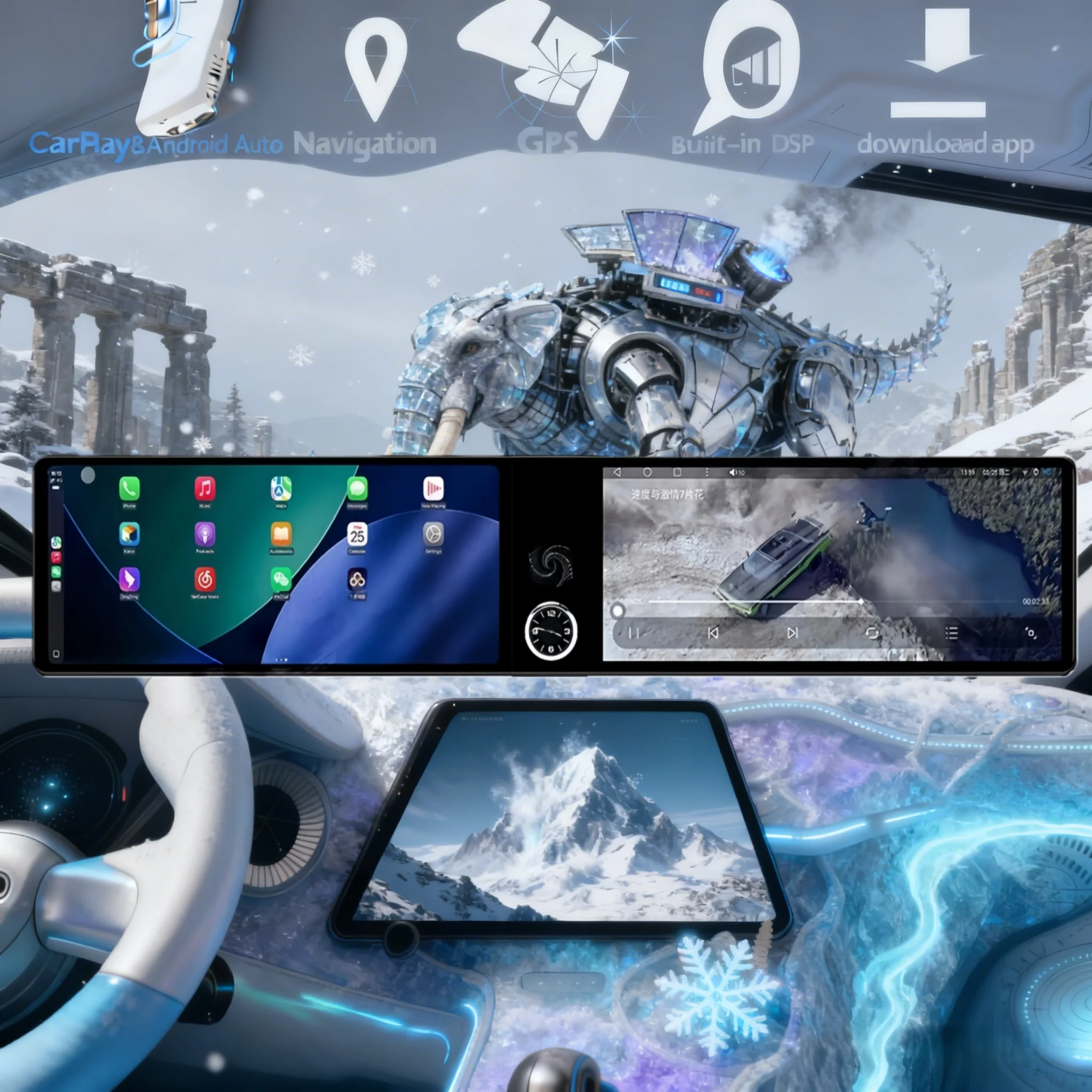 

Двойной 12,3-дюймовый автомобильный радиоприемник CarPlay Auto Android 14 для Audi Q2L 2018 2019 2020, мультимедийный стереоплеер с сенсорным экраном, GPS-накопитель