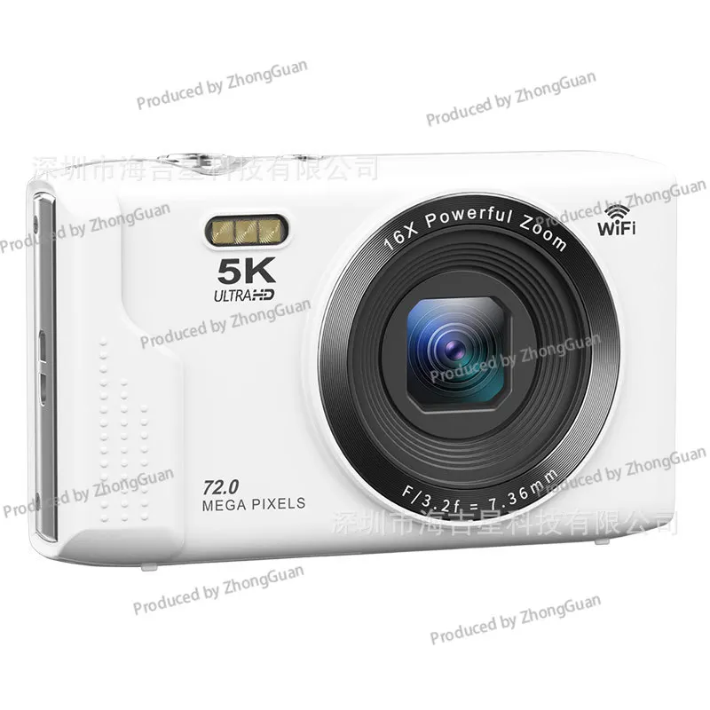 

Цифровая камера 5K HD, студенческая камера для съемки кампуса, домашняя ретро CCD-камера, профессиональная фотография