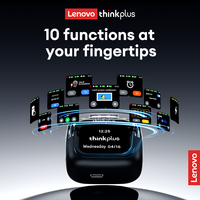 New Lenovo LP70 PRO Touchscreen Bluetooth Headphones 30H Battery HIFI Surround Sound Wireless Earburds Anti-Lost Radar Headset