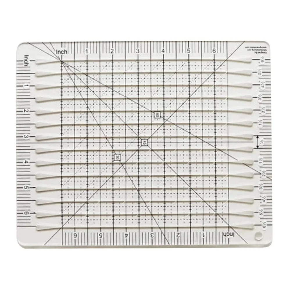 Швейная линейка, линейка для резки ткани, принадлежности для квилтинга, инструменты, швейные принадлежности, резак для ткани, шаблон для пэчворка, сделай сам, 6 дюймов