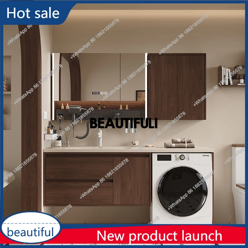 

A13 Wooden Modern Bathroom Cabinet Luxury Toilet Organizer Mirror Cupboard Closet Skincare Jewelry Archivadores Trendy Furniture