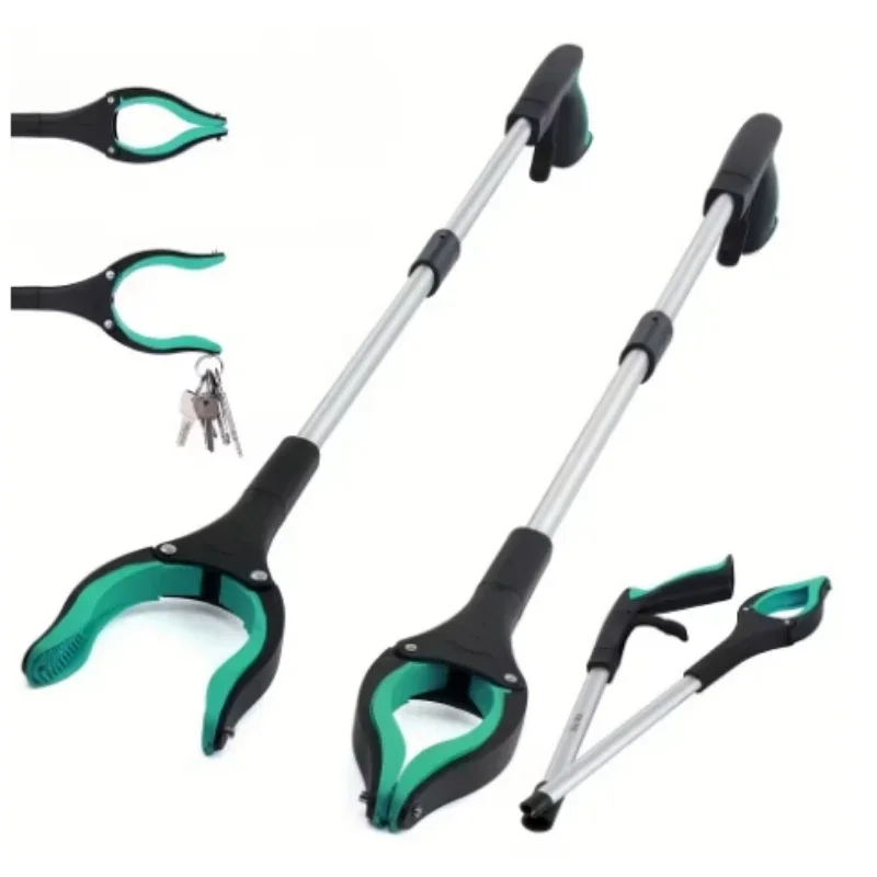 Long Handle Foldable Garbage Clip, Multifunctional Environmental Sanitation Garbage Collector, Compact and Portable Sanitary Gar