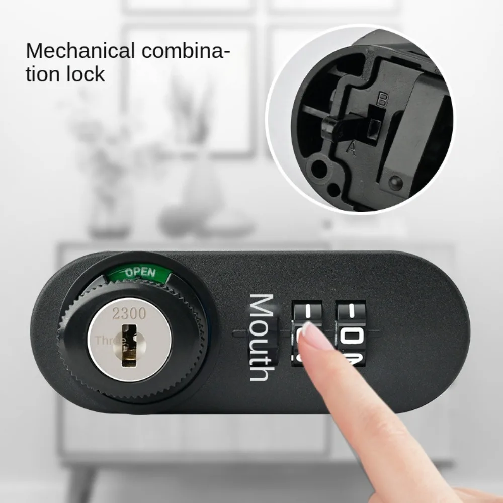 Zinc Alloy Mechanical Password Lock Anti-theft Furniture Combination Lock 3 Digital Code Hardware Drawer Lock Cupboard Drawer